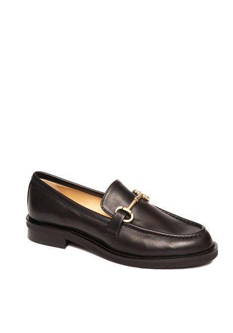 Black leather loafer FRANCO RUSSO | 8002NAPPA-NERO